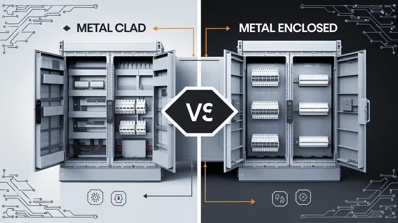 Metal Clad vs Metal Enclosed Switchgear Key Differences Explained